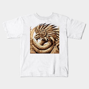 Quetzalcóatl | Mesoamerican Art Kids T-Shirt